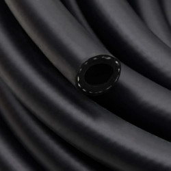 Hybrid-Luftschlauch Schwarz 100 m Gummi und PVC