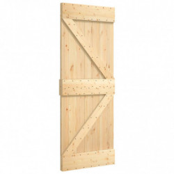 Tür 85x210 cm Massivholz Kiefer
