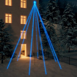 Weihnachtsbaum-Lichterkette Indoor Outdoor 1300 LEDs Blau 8 m