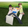 AXI Picknicktisch für Kinder Delta Grau und Weiß A031.023.00