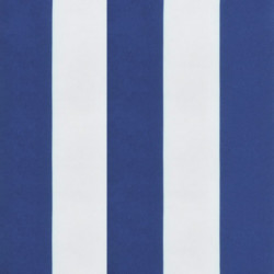 Gartenbank-Auflage Blau&Weiß Gestreift 120x50x7 cm Stoff