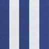 Hochlehner-Auflagen 2 Stk. Blau & Weiß Gestreift Stoff