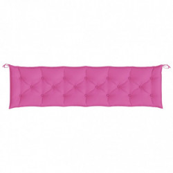 Gartenbank-Auflage Rosa 200x50x7 cm Stoff