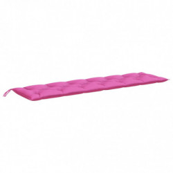 Gartenbank-Auflage Rosa 200x50x7 cm Stoff