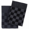 10-tlg. Handtuch-Set Schwarz und Grau Baumwolle