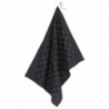 10-tlg. Handtuch-Set Schwarz und Grau Baumwolle