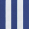 Palettenkissen Blau Weiß Gestreift 80x80x12 cm Stoff