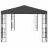 Pavillon Whoopi mit LED-Lichterkette 3x4 m Anthrazit