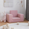 Kindersofa Rosa Weich Plüsch