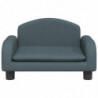 Kindersofa Dunkelgrau 50x40x30 cm Stoff