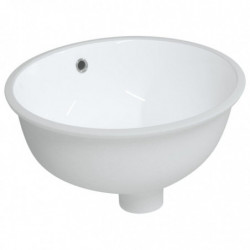 Waschbecken Weiß 38,5x33,5x19 cm Oval Keramik