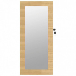 Schmuckschrank mit Spiegel Wandmontage 30x8,5x67 cm