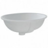 Waschbecken Weiß 49x40,5x21 cm Oval Keramik