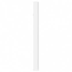 Schmuckschrank mit Spiegel Wandmontage Weiß 30x8,5x106 cm