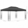 Pavillon Wibe 3×4 m Anthrazit