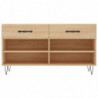 Schuhbank Sonoma-Eiche 102x35x55 cm Holzwerkstoff