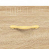 Schuhbank Sonoma-Eiche 102x35x55 cm Holzwerkstoff