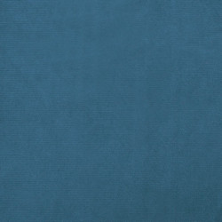 Kindersofa mit Hocker Blau 100x50x30 cm Samt