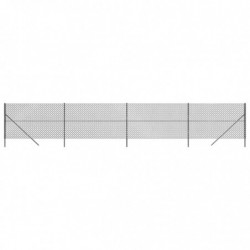 Maschendrahtzaun Anthrazit 1,4x10 m