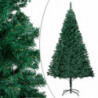 Künstlicher Weihnachtsbaum mit LEDs & Kugeln Grün 240 cm