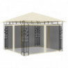 Pavillon Widolf mit Moskitonetz 3x3x2,73 m Creme 180 g/m²