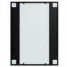 Wandspiegel 3 Stk. Schwarz 80x60 cm Metall