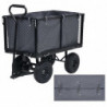 Gartenwagen-Einlage Dunkelgrau 81x41x40 cm Stoff