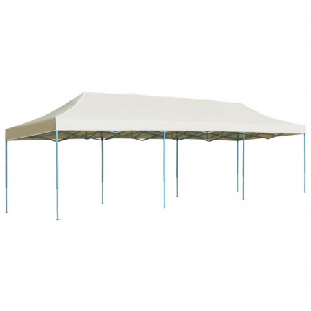 Faltzelt Pop-Up Partyzelt 3 x 9 m Creme