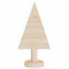 Deko-Weihnachtsbäume 2 Stk. Holz 30 cm Massivholz Kiefer