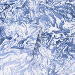 DUTCH WALLCOVERINGS Tapete Liquid Marble Blau