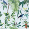 DUTCH WALLCOVERINGS Tapete Exotic Garden Blau und Grün