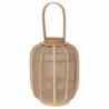 H&S Collection Hängelaterne Rattan 24x31 cm Beige