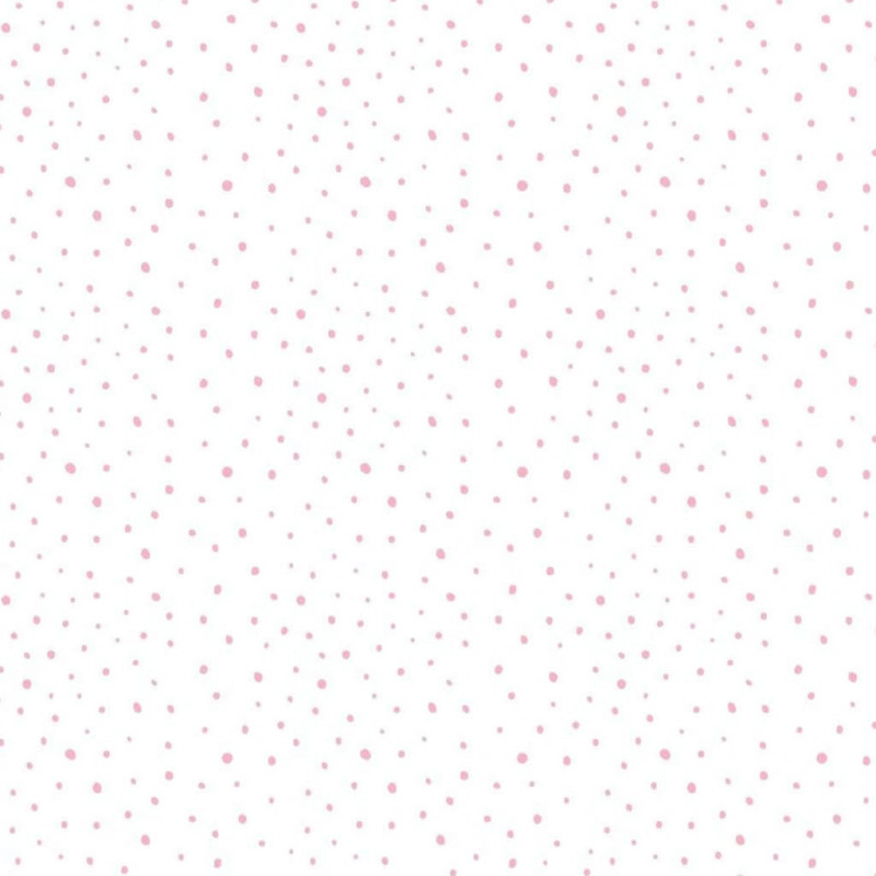 Noordwand Tapete Mondo baby Confetti Dots Weiß, Rosa und Beige