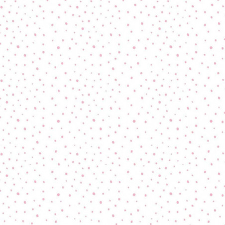 Noordwand Tapete Mondo baby Confetti Dots Weiß, Rosa und Beige