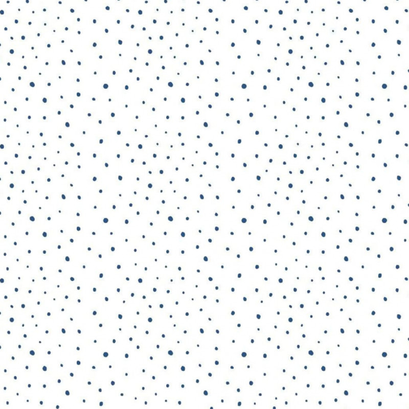 Noordwand Tapete Mondo baby Confetti Dots Weiß, Blau und Beige