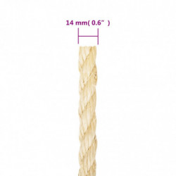 Seil 100% Sisal 14 mm 25 m