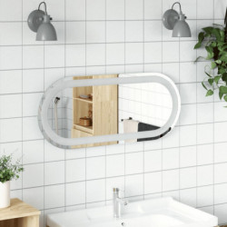 LED-Badspiegel 70x30 cm Oval