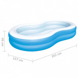 Bestway Big Lagoon Familienpool 262x157x46 cm