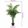Palme Künstlich 18 Blätter 80 cm Grün
