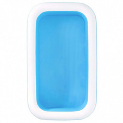Bestway Aufblasbarer Pool Rechteckig 262x175x51cm Blau und Weiß