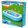 Bestway Aufblasbarer Pool Rechteckig 262x175x51cm Blau und Weiß