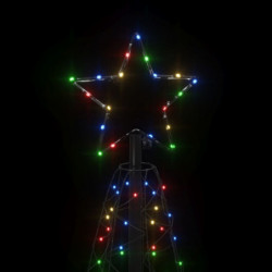 LED-Weihnachtsbaum Kegelform Mehrfarbig 200 LEDs 70x180 cm