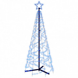 LED-Weihnachtsbaum Kegelform Blau 200 LEDs 70x180 cm