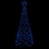 LED-Weihnachtsbaum Kegelform Blau 200 LEDs 70x180 cm