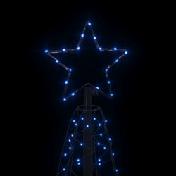 LED-Weihnachtsbaum Kegelform Blau 200 LEDs 70x180 cm