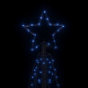 LED-Weihnachtsbaum Kegelform Blau 200 LEDs 70x180 cm