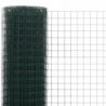 Drahtzaun Stahl mit PVC-Beschichtung 10x1,5 m Grün