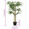 Bambusbaum Künstlich 760 Blätter 120 cm Grün