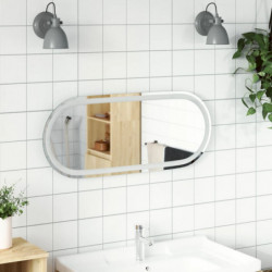 LED-Badspiegel 90x40 cm Oval