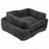 Jack and Vanilla Haustiersofa Softy XS 50x43x17 cm Rosette Grau